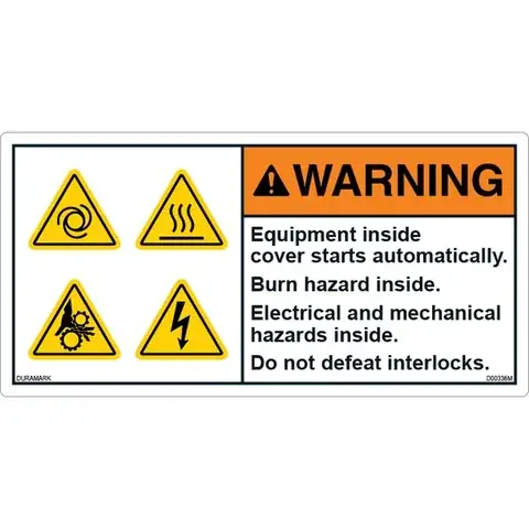 Machine Safety Labels detail view 3