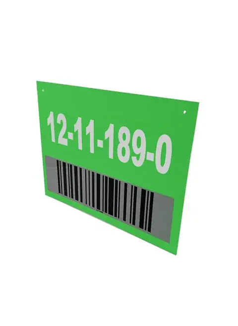 Long-Range Retroreflective Barcode Signs detail view 5