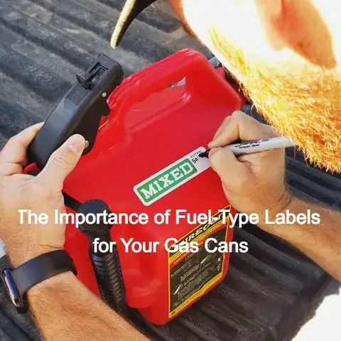 Fuel & Fluid Identification Labels detail view 5