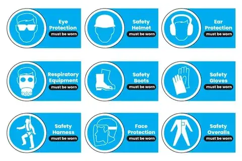 PPE & Mandatory Action Signs detail view 5