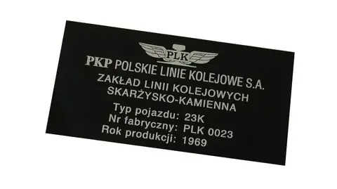 Rail & Rolling-Stock Identification Plates detail view 2