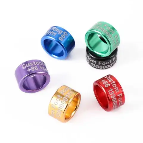 Federal-Size Aluminum Bird Rings detail view 4